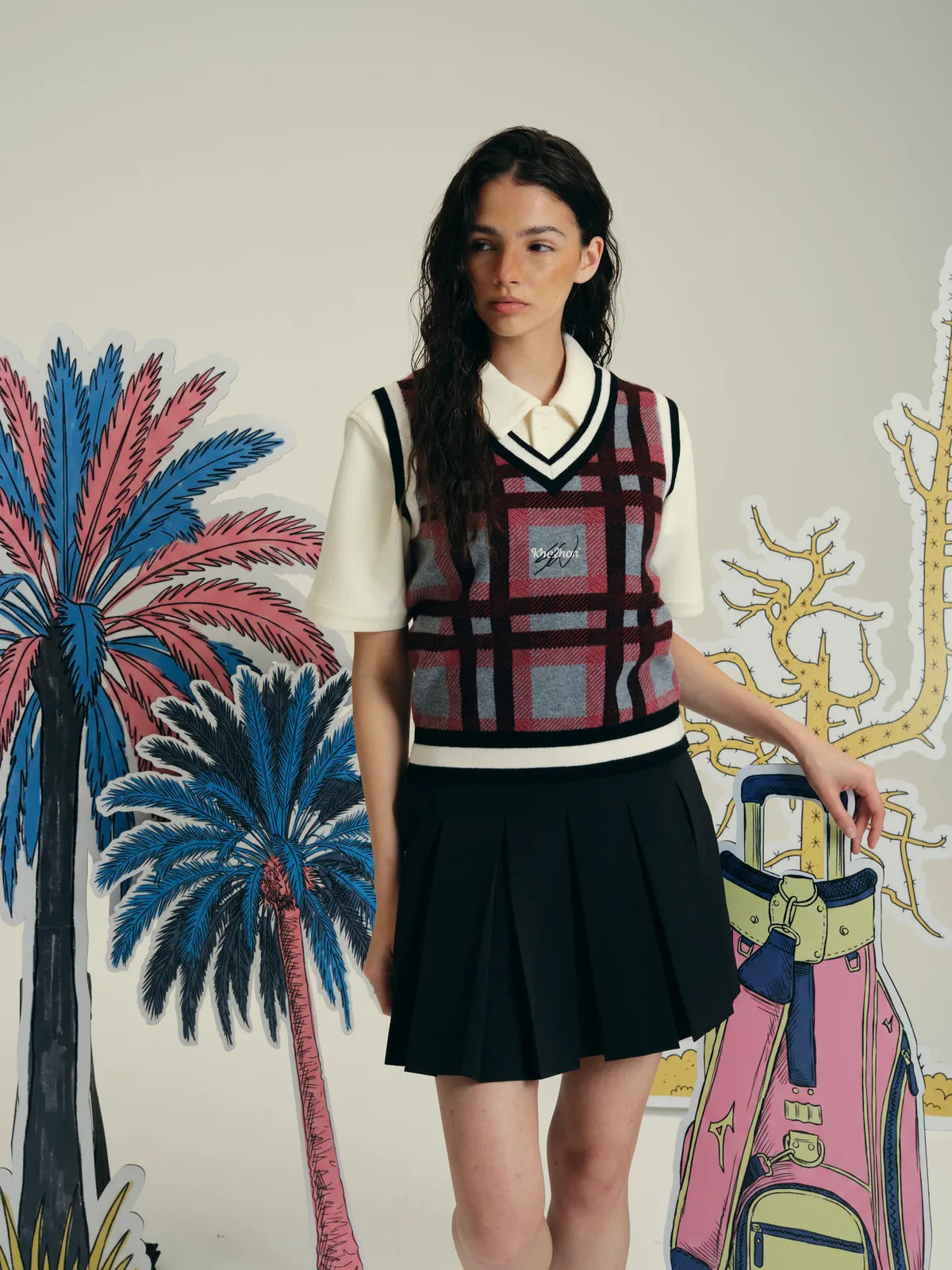 Women's Heritage Check Knit Vest